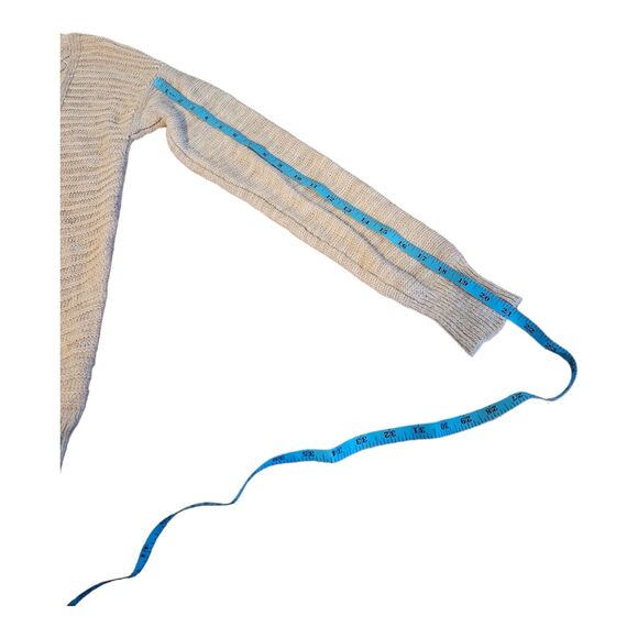 Mossimo Supply Co. Small Beige Long Sleeve Pullover Knit Sweater - Picture 7 of 7